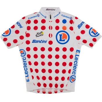 TOUR DE FRANCE サイクリング子供用ジャージ ツール・ド・フランス GPM KID'S LEADER JERSEY POIS KID SANTINI 68651987