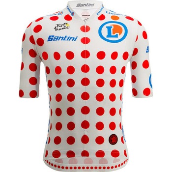 サイクリング オフィシャルジャージ ツール・ド・フランス OFFICIAL POLKA DOT JERSEY POIS SLEEK SANTINI