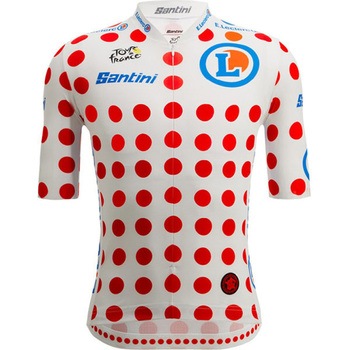 サイクリング オフィシャルジャージ ツール・ド・フランス OFFICIAL POLKA DOT JERSEY POIS SLEEK SANTINI