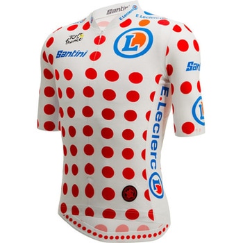 サイクリング オフィシャルジャージ ツール・ド・フランス OFFICIAL POLKA DOT JERSEY POIS SLEEK SANTINI