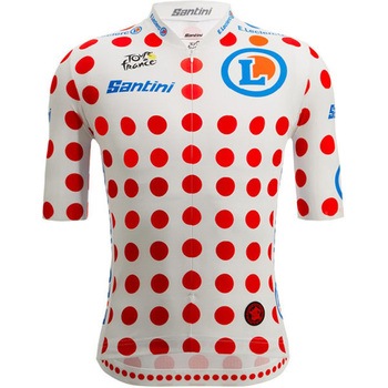 サイクリング オフィシャルジャージ ツール・ド・フランス OFFICIAL POLKA DOT JERSEY POIS SLEEK SANTINI