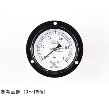 普通形圧力計(Φ60)埋込形D枠(取付穴) AA15-221シリーズ 長野計器