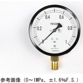 普通形圧力計(Φ100)立形A枠 AE20-181シリーズ 長野計器