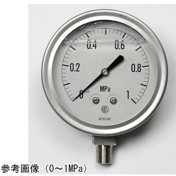 グリセリン入圧力計(100Φ) GV42-183シリーズ 長野計器