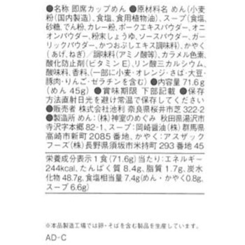 スープ素麺 18個入 ADシリーズ 池利