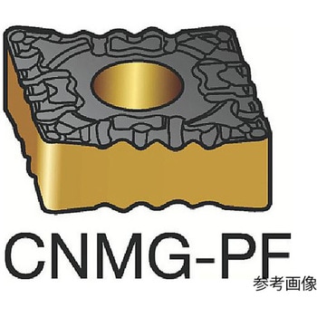 T-Max P 旋削用ネガチップ 1セット(10個入) CNMG120408PFシリーズ サンドビック
