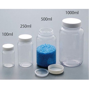 広口ポリ容器(クリアー)Φ61x117.8mm/250mL EA508AF-47シリーズ エスコ