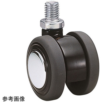 双輪キャスター Φ50 自在 ネジ式 東海キャスター