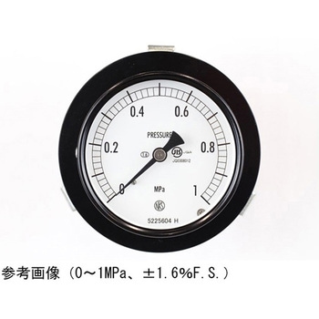 普通形圧力計(Φ75)埋込形D枠(取付金具) AC15-121シリーズ 長野計器