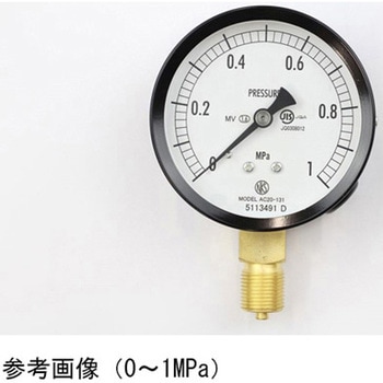 普通形圧力計(Φ75)立形A枠 蒸気・耐振用 AC20-131シリーズ 長野計器