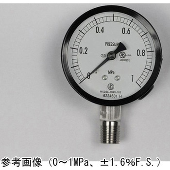 普通形圧力計(Φ75)立形A枠 AC20-183シリーズ 長野計器