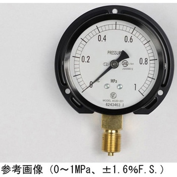普通形圧力計(Φ75)立形B枠 AC20-231シリーズ 長野計器