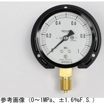 普通形圧力計(Φ75)立形B枠 耐振用 AC20-231シリーズ 長野計器