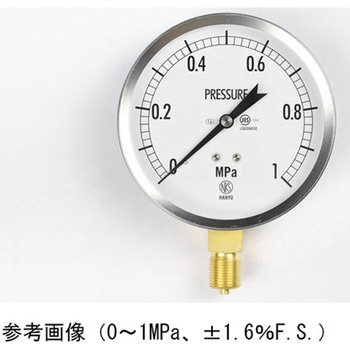 汎用型圧力計(100Φ)立形A枠 GS52-131シリーズ 長野計器