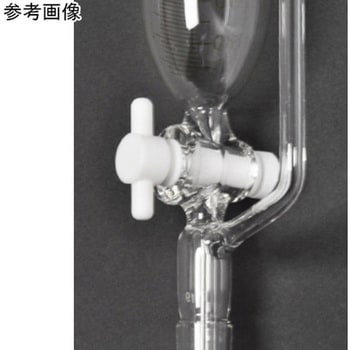 目盛入等圧ロート(PTFE コック) 126シリーズ 日本理化学器械(NRK)