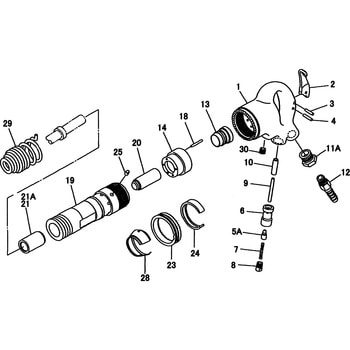 部品 ライトピックハンマー AA-3B 東空販売 空圧工具アクセサリー部品 