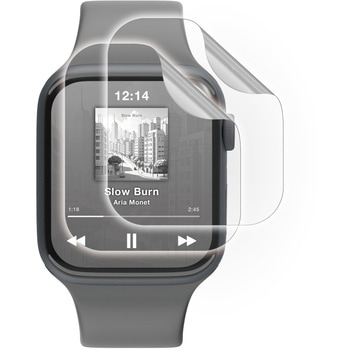 アップルウォッチ 衝撃吸収 フィルム 2枚入 SE 第3世代/第2世代 [44mm]対応 全面保護 高透明 傷修復 エレコム