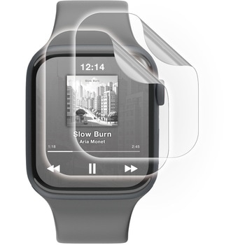 アップルウォッチ 衝撃吸収 フィルム 2枚入 SE 第3世代/第2世代 [40mm]対応 全面保護 高透明 傷修復 エレコム
