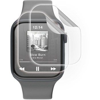 アップルウォッチ 衝撃吸収 フィルム 2枚入 SE 第3世代/第2世代 [40mm]対応 全面保護 高透明 指紋防止 エレコム