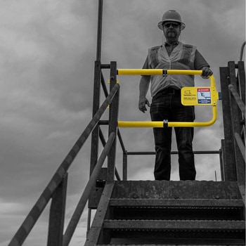 90度開閉スイング安全ゲート Yellow Gate