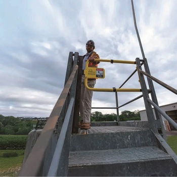 90度開閉スイング安全ゲート Yellow Gate