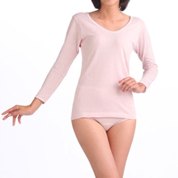 シルクノイル婦人7分袖スリーマー 神戸生絲