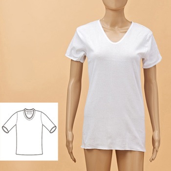 婦人3分袖スリーマー 神戸生絲