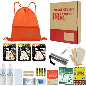 10008155OR A4�h�ЃZ�b�g ��{���e�{�b�N�X1 A4K1 EVERSAFE �I�����W�F   10008155OR 68715319