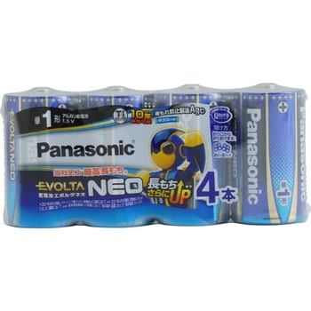 アルカリ乾電池 エボルタネオ 単1形 パナソニック(Panasonic)