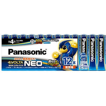 アルカリ乾電池 エボルタネオ 単4形 パナソニック(Panasonic)
