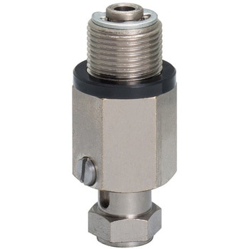 真空パッドホルダ単体 直付型スプリング式 真空取出し口上 PISCO(ピスコ)