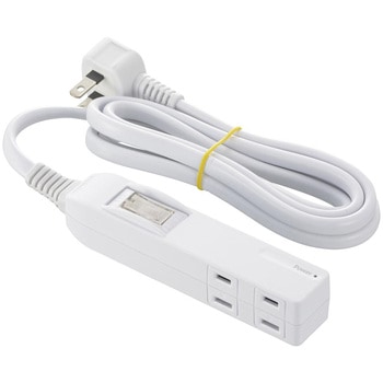 電源タップ 発煙ガード ブレーカー付 スリム 4個口 1.5m オーム電機