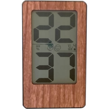 木目調デジタル温湿度計 クレセル