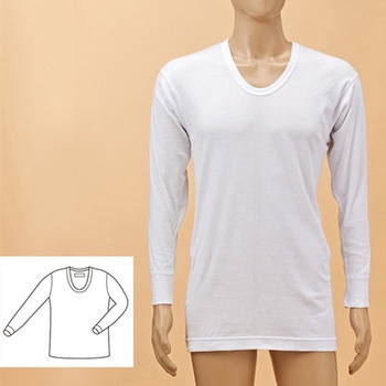 紳士U首長袖 神戸生絲