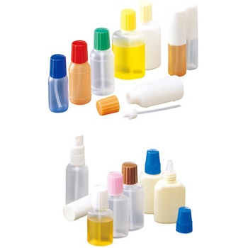 馬野 エイト点眼器，エイト1号裸，5ml，本体:原色-キャップ:クリーム - 馬野化学容器