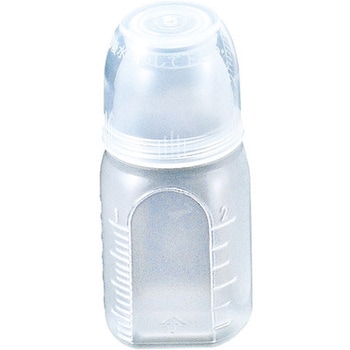 馬野 C型投薬瓶(コップ付)，C-30，30ml 馬野化学容器