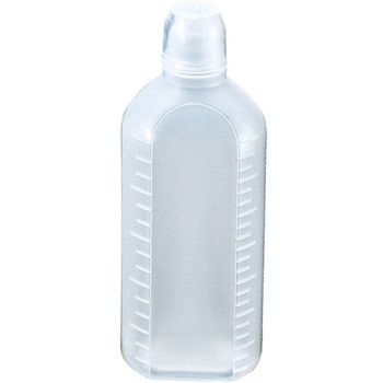 馬野 C型投薬瓶(コップ付)，C-500，500ml，滅菌 馬野化学容器