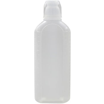 馬野 C型投薬瓶(コップ付)，C-300，300ml 馬野化学容器