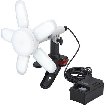 防雨型LEDクリップライト SAKUTO 30W 充電式 EARTH MAN