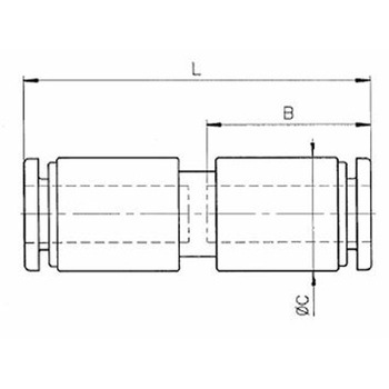USオールステンレス製ワンタッチジョイント ストレートユニオン アオイ