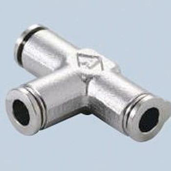 USオールステンレス製ワンタッチジョイント T型ユニオン アオイ