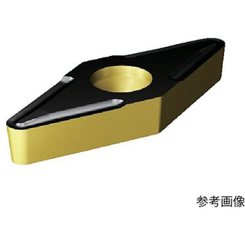 コロターン107 旋削用ポジチップ 1セット(10個入) VBMT110204UFシリーズ サンドビック