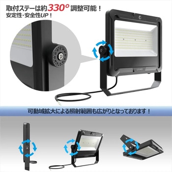 LED投光器 240W 36000LM 広角照射 120° - GOODGOODS(グッド・グッズ)