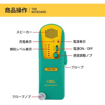 ハロゲンガスSF6ガス検知器 SMART SENSOR(US)