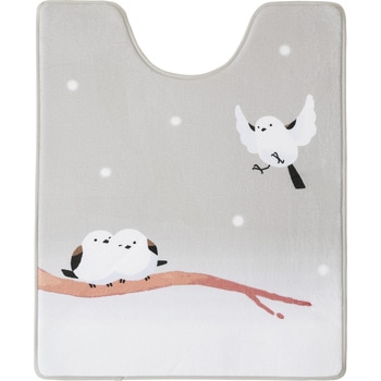 かわいいシマエナガの洗えるトイレマット ニーズ