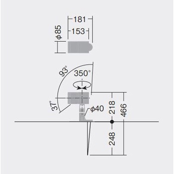 スポットライト フランジレススパイク 非調光タイプ DAIKO(大光電機)