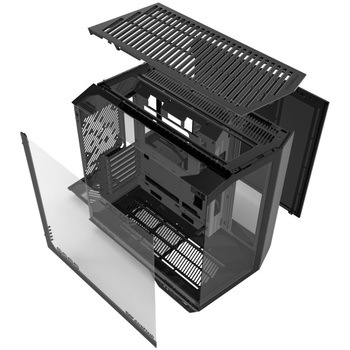 DY470-PCCASE-BLACK ミドルタワーケース DARKFLASH 対応マザーボード