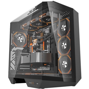DY470-PCCASE-BLACK ミドルタワーケース DARKFLASH 対応マザーボード