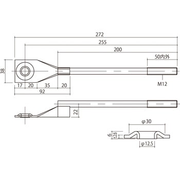 エンボス羽子板ボルト BXカネシン