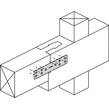 くぎどめ短ざくS BXカネシン